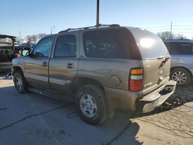 1GNEK13Z54R168001 - 2004 CHEVROLET TAHOE K1500 BEIGE photo 2