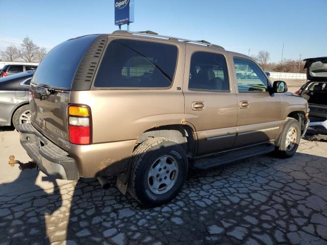 1GNEK13Z54R168001 - 2004 CHEVROLET TAHOE K1500 BEIGE photo 3