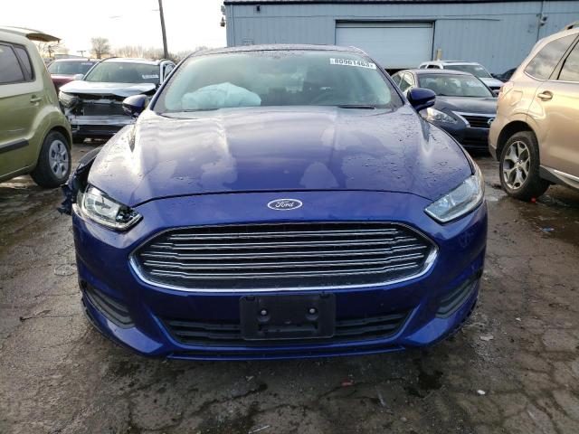 3FA6P0LU2DR240909 - 2013 FORD FUSION SE HYBRID BLUE photo 5