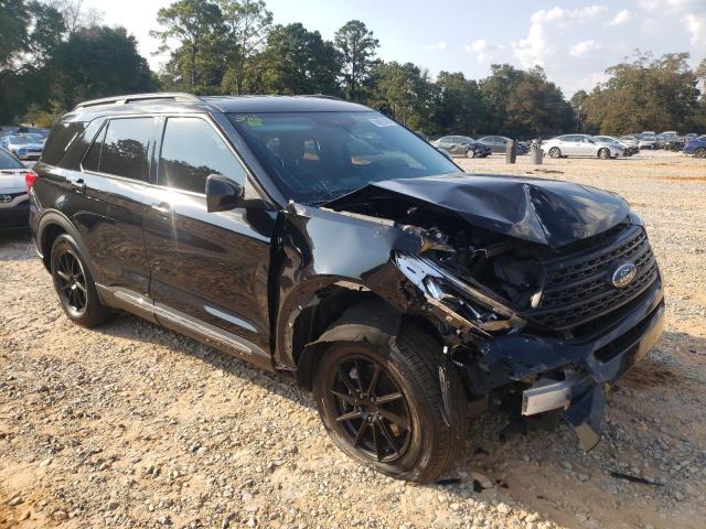 1FMSK7DH4NGC09733 - 2022 FORD EXPLORER XLT BLACK photo 4