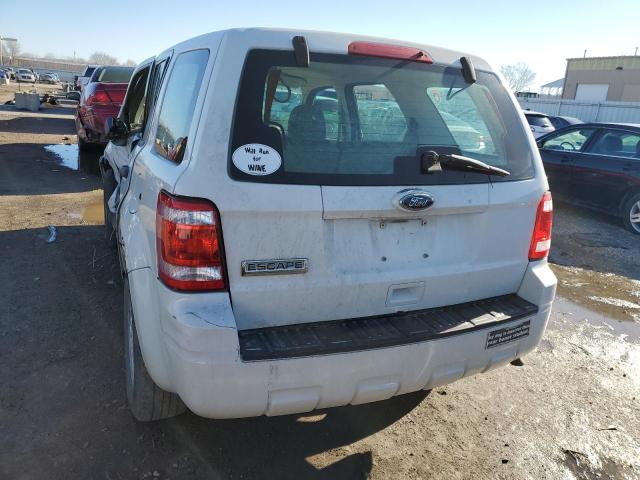 1FMCU0C77AKB34936 - 2010 FORD ESCAPE XLS WHITE photo 6