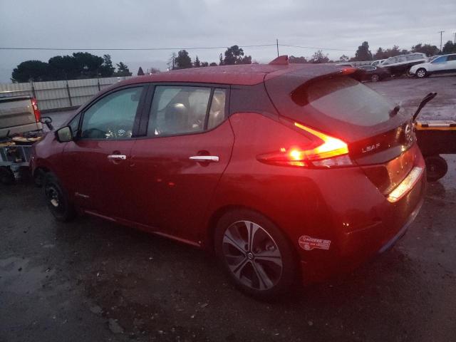 1N4AZ1CP9JC317645 - 2018 NISSAN LEAF S BURGUNDY photo 2