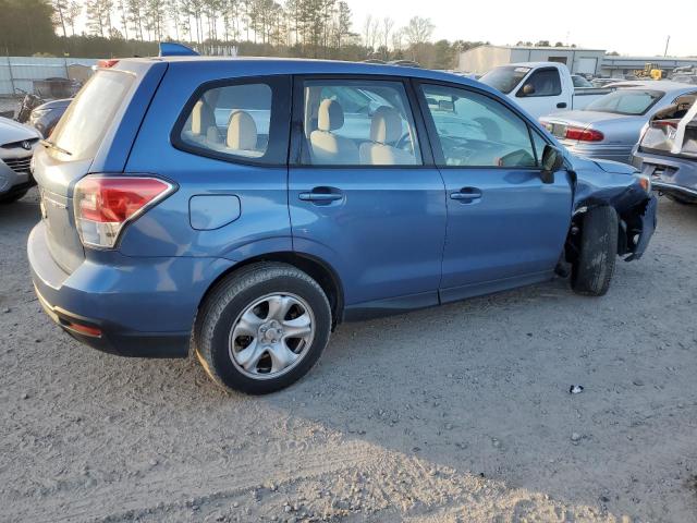 JF2SJAAC5JH575090 - 2018 SUBARU FORESTER 2.5I BLUE photo 3