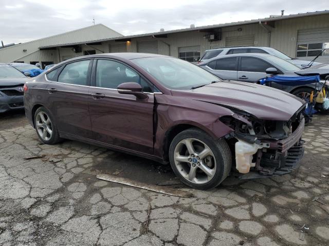 3FA6P0HR2DR106471 - 2013 FORD FUSION SE MAROON photo 4