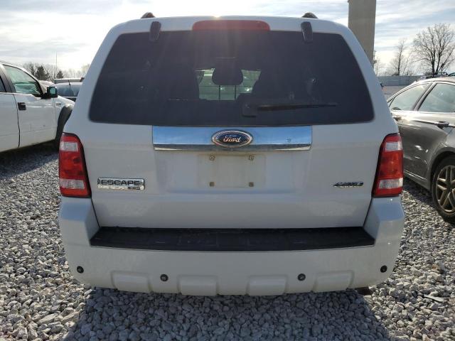 1FMCU94G19KC04266 - 2009 FORD ESCAPE LIMITED WHITE photo 6