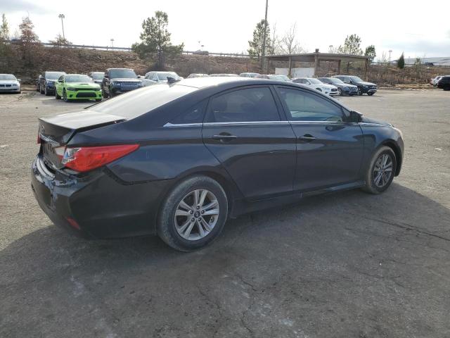 5NPEB4AC9EH848419 - 2014 HYUNDAI SONATA GLS BLACK photo 3