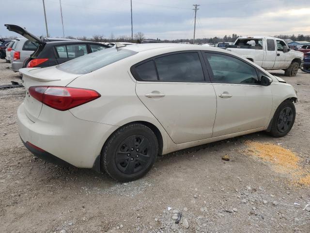 KNAFK4A67F5324165 - 2015 KIA FORTE LX BEIGE photo 3