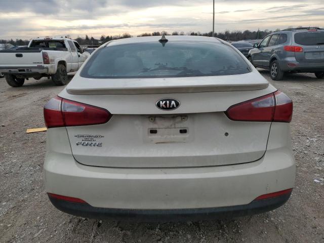 KNAFK4A67F5324165 - 2015 KIA FORTE LX BEIGE photo 6