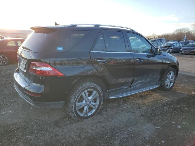 4JGDA5HB2EA318328 - 2014 MERCEDES-BENZ ML 350 4MATIC BLACK photo 3