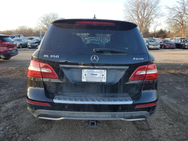 4JGDA5HB2EA318328 - 2014 MERCEDES-BENZ ML 350 4MATIC BLACK photo 6