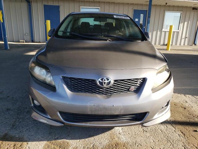 2T1BU4EE8AC477338 - 2010 TOYOTA COROLLA BASE GRAY photo 5