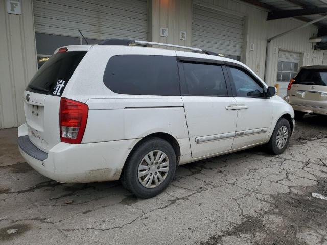 KNDMG4C78B6365460 - 2011 KIA SEDONA LX WHITE photo 3