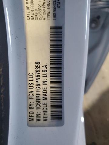 1C6RRFFG6PN679359 - 2023 RAM 1500 BIG HORN/LONE STAR WHITE photo 13