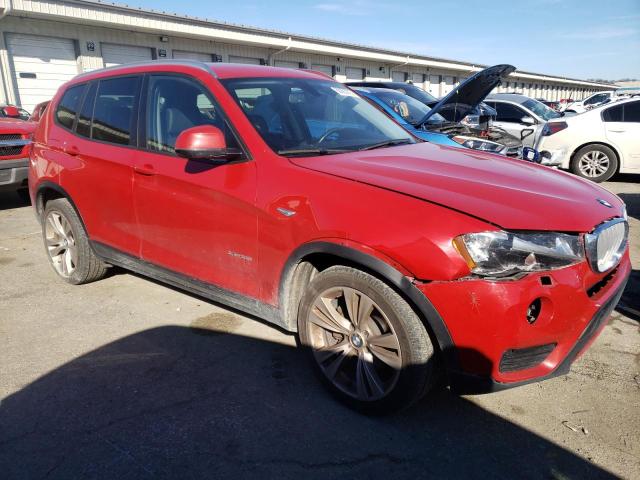 5UXWX9C57F0D47837 - 2015 BMW X3 XDRIVE28I RED photo 4