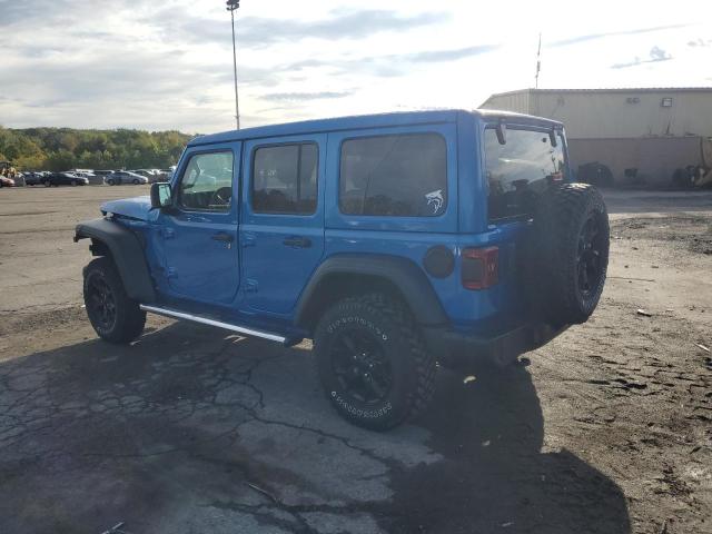 1C4HJXDN3NW271475 - 2022 JEEP WRANGLER UNLIMITED SPORT 蓝色 照片 2
