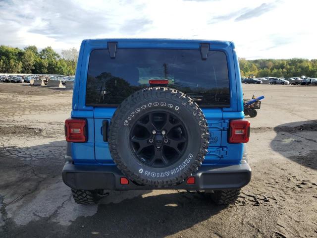 1C4HJXDN3NW271475 - 2022 JEEP WRANGLER UNLIMITED SPORT 蓝色 照片 6