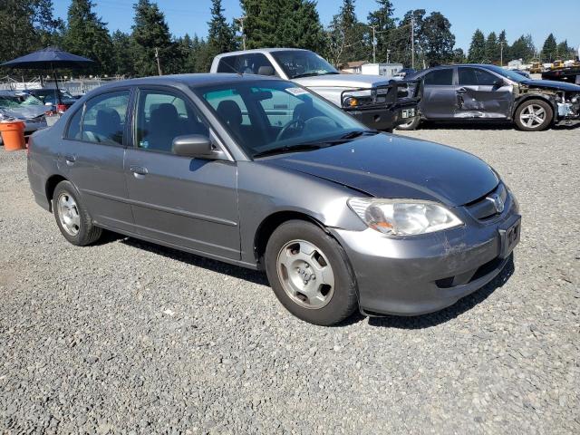 JHMES96675S005416 - 2005 HONDA CIVIC HYBRID SILVER photo 4