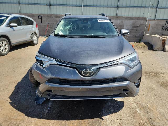 JTMYFREV9JJ201322 - 2018 TOYOTA RAV4 LIMITED ნაცრისფერი ფოტო 5