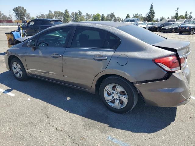 2HGFB2F5XDH514945 - 2013 HONDA CIVIC LX ყავისფერი ფოტო 2