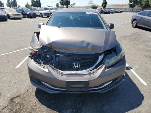 2HGFB2F5XDH514945 - 2013 HONDA CIVIC LX ყავისფერი ფოტო 5