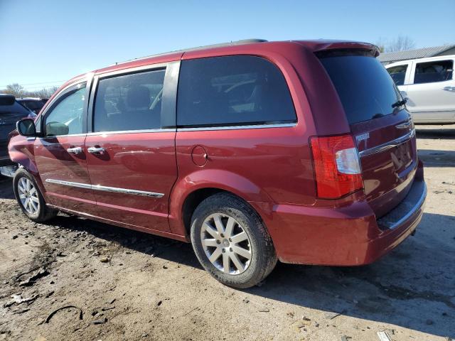 2C4RC1CGXCR362280 - 2012 CHRYSLER TOWN & COU TOURING L MAROON photo 2