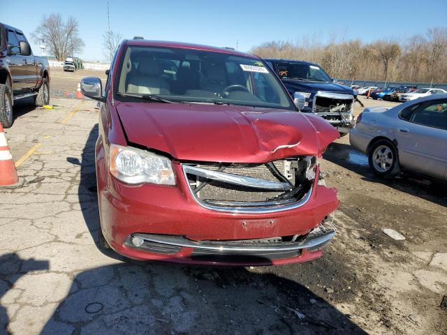 2C4RC1CGXCR362280 - 2012 CHRYSLER TOWN & COU TOURING L MAROON photo 5