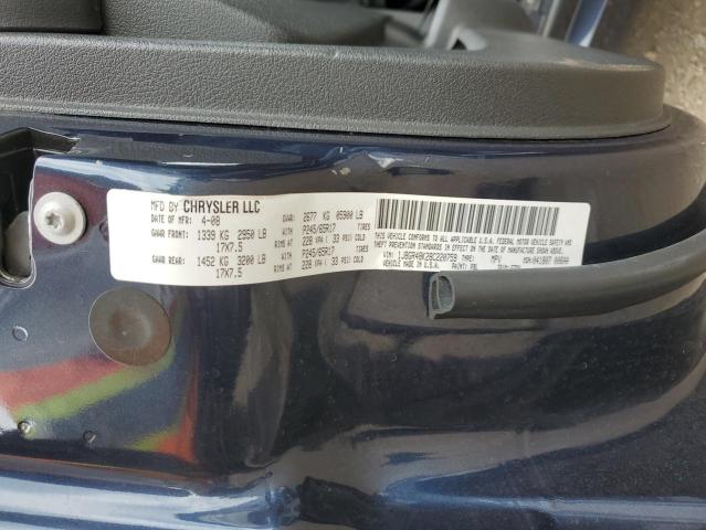 1J8GR48K28C220759 - 2008 JEEP GRAND CHEROKEE LAREDO BLUE photo 14