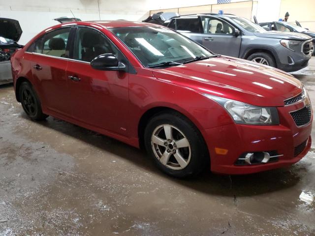 1G1PF5SC0C7380012 - 2012 CHEVROLET CRUZE LT RED photo 4