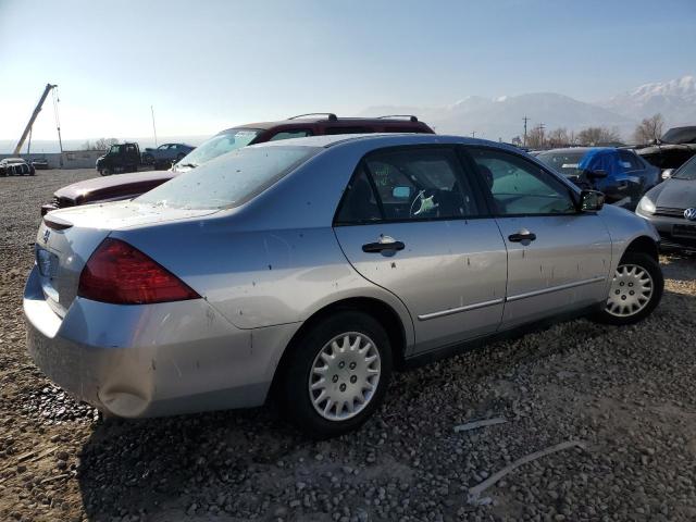 1HGCM56136A041676 - 2006 HONDA ACCORD VALUE SILVER photo 3