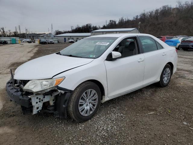 4T1BF1FK0CU139222 - 2012 TOYOTA CAMRY BASE WHITE photo 1