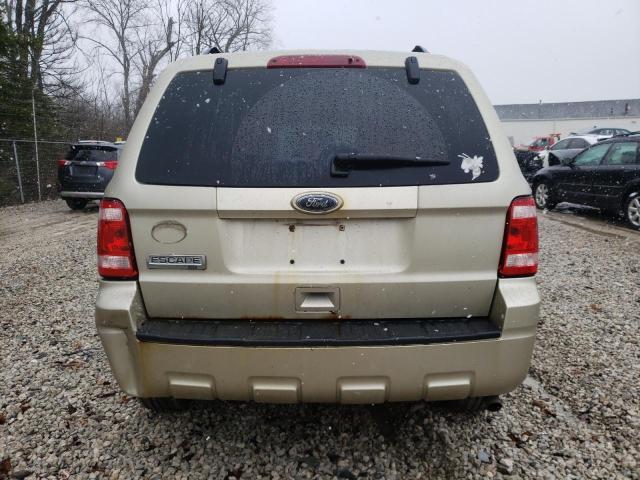 1FMCU0D77AKB91751 - 2010 FORD ESCAPE XLT TAN photo 6