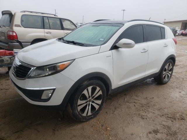 KNDPCCA26C7312892 - 2012 KIA SPORTAGE EX WHITE photo 1