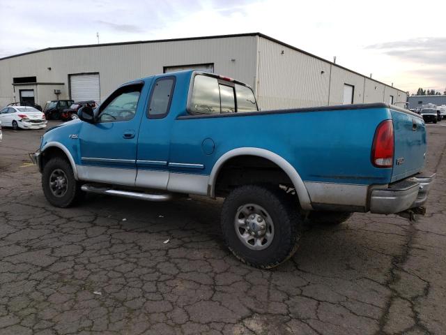 1FTFX28L0VKD51387 - 1997 FORD F250 TURQUOISE photo 2