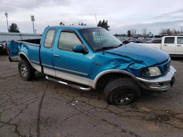 1FTFX28L0VKD51387 - 1997 FORD F250 TURQUOISE photo 4