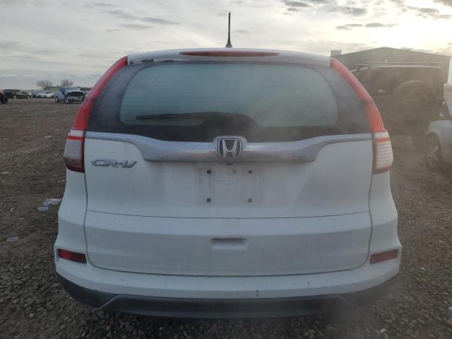 5J6RM3H37FL005046 - 2015 HONDA CR-V LX WHITE photo 6