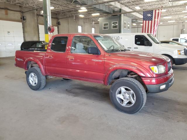 5TEHN72N72Z099053 - 2002 TOYOTA TACOMA DOUBLE CAB 红色 照片 4