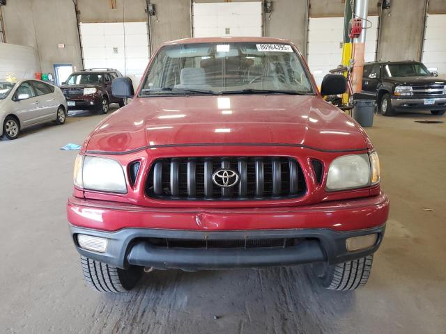5TEHN72N72Z099053 - 2002 TOYOTA TACOMA DOUBLE CAB 红色 照片 5