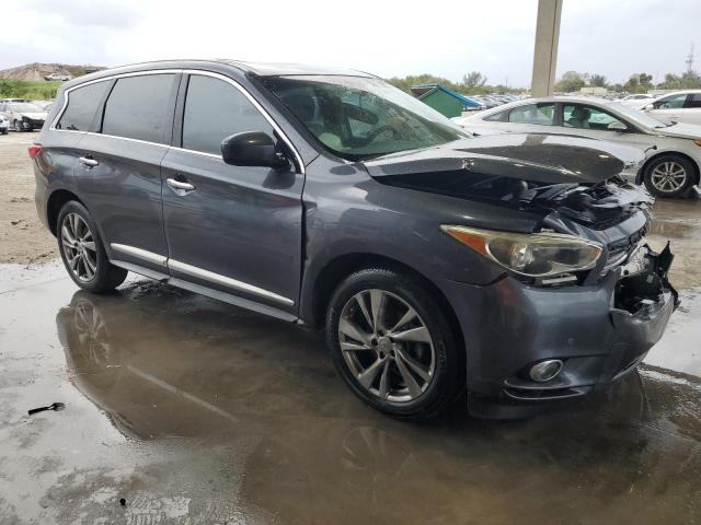 5N1AL0MN3DC311648 - 2013 INFINITI JX35 GRAY photo 4