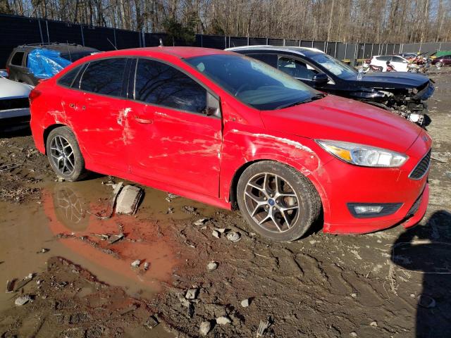 1FADP3F2XFL371753 - 2015 FORD FOCUS SE RED photo 4