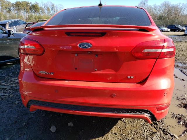 1FADP3F2XFL371753 - 2015 FORD FOCUS SE RED photo 6