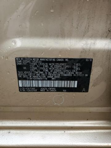 2T3BF4DVXBW091118 - 2011 TOYOTA RAV4 GOLD photo 14