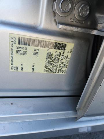 1N4AL2AP3CC260856 - 2012 NISSAN ALTIMA BASE SILVER photo 13