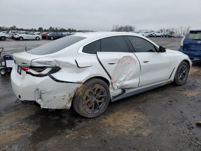 WBY43AW02PFP86590 - 2023 BMW I4 EDRIVE3 Білий фото 3