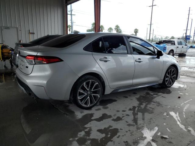 5YFS4MCE6NP099223 - 2022 TOYOTA COROLLA SE ვერცხლისფერი ფოტო 3