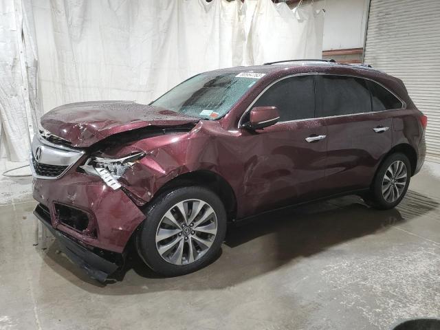 5FRYD4H47FB010345 - 2015 ACURA MDX TECHNOLOGY BURGUNDY photo 1