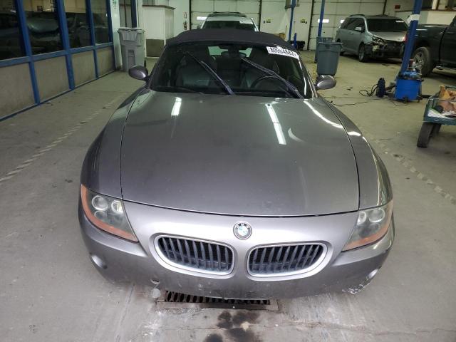 4USBT33554LR68859 - 2004 BMW Z4 2.5 GRAY photo 5