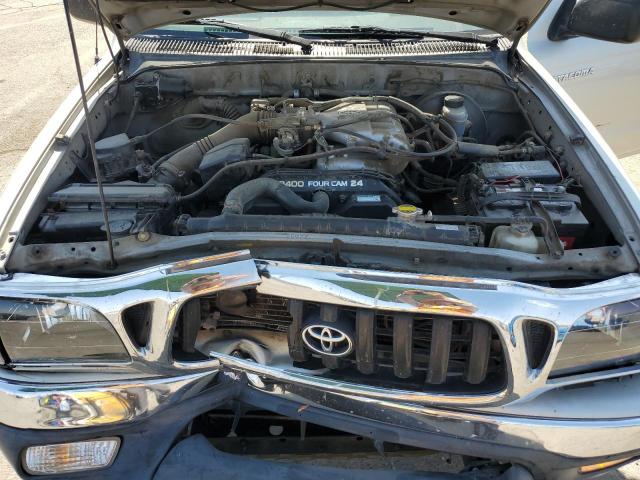 5TESN92N72Z141125 - 2002 TOYOTA TACOMA XTRACAB PRERUNNER SILVER photo 11