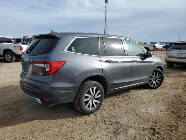 5FNYF6H53KB062923 - 2019 HONDA PILOT EXL GRAY photo 3