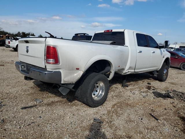 3C63RRNL0EG248575 - 2014 RAM 3500 LONGHORN WHITE photo 3