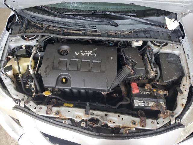 2T1BU4EE1AC532826 - 2010 TOYOTA COROLLA BASE فضي صورة 11